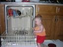 Helping Load the Dishwasher